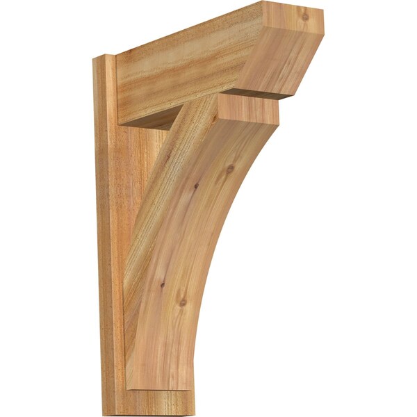 Ekena Millwork Thorton Slat Rough Sawn Outlooker, Western Red Cedar, 8"W x 22"D x 30"H OUT08X22X30THR06RWR - main